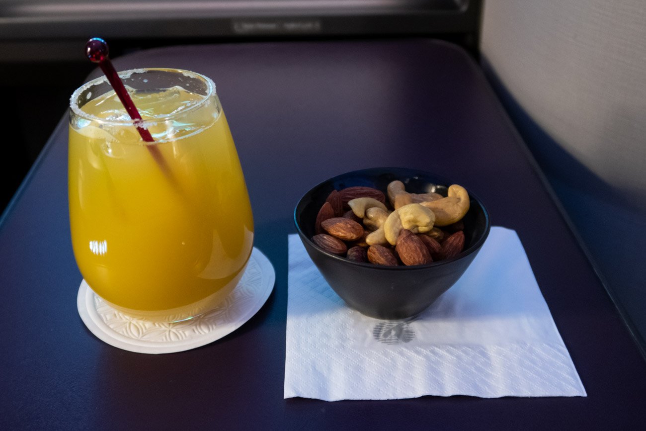 Qatar Airways Medium-Haul Business Class Mocktail