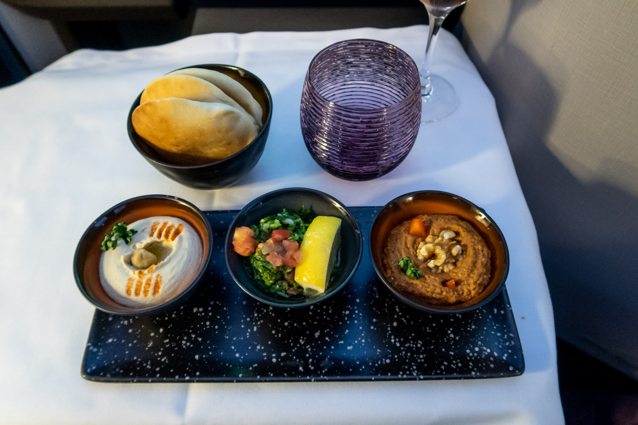 Qatar Airways Medium-Haul Business Class Arabic Mezze