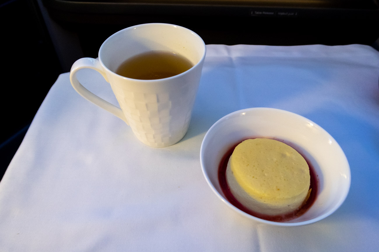 Qatar Airways Medium-Haul Business Class Dessert