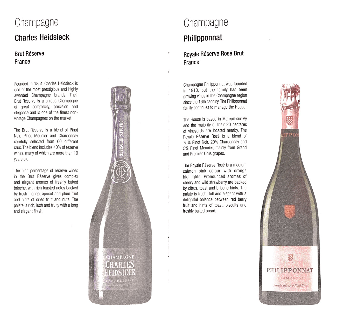 Qatar Airways Medium-Haul Business Class Champagne