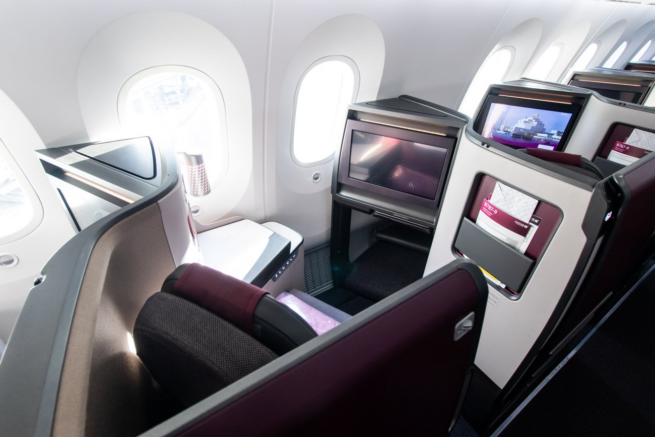 Qatar Airways 787-9 Business Class Window Seat