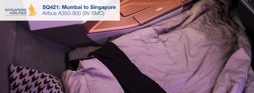 Flight Review: Singapore Airlines A350-900 Business Class from Mumbai to Singapore