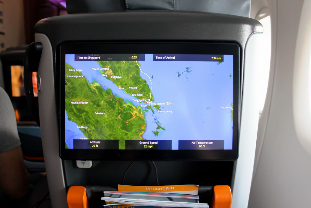 Singapore Airlines Screen