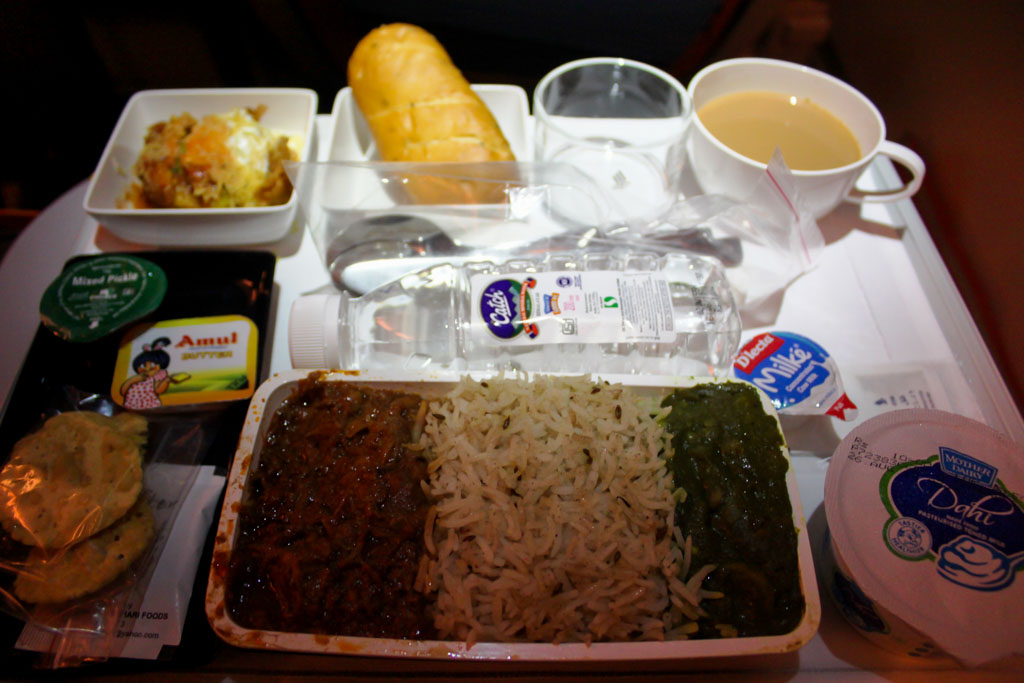 Singapore Airlines Premium Economy Meal