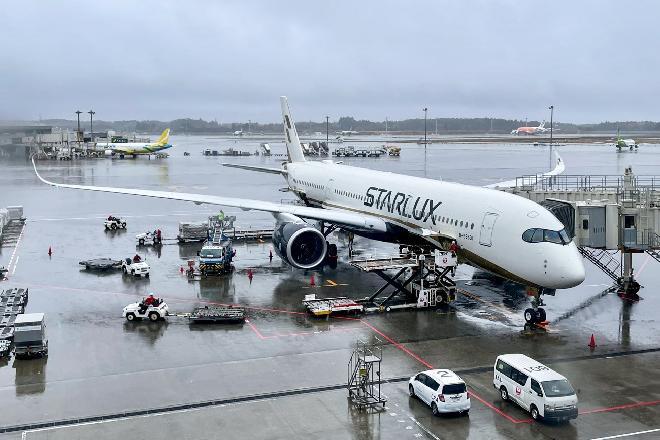 Starlux A350-900 at Narita