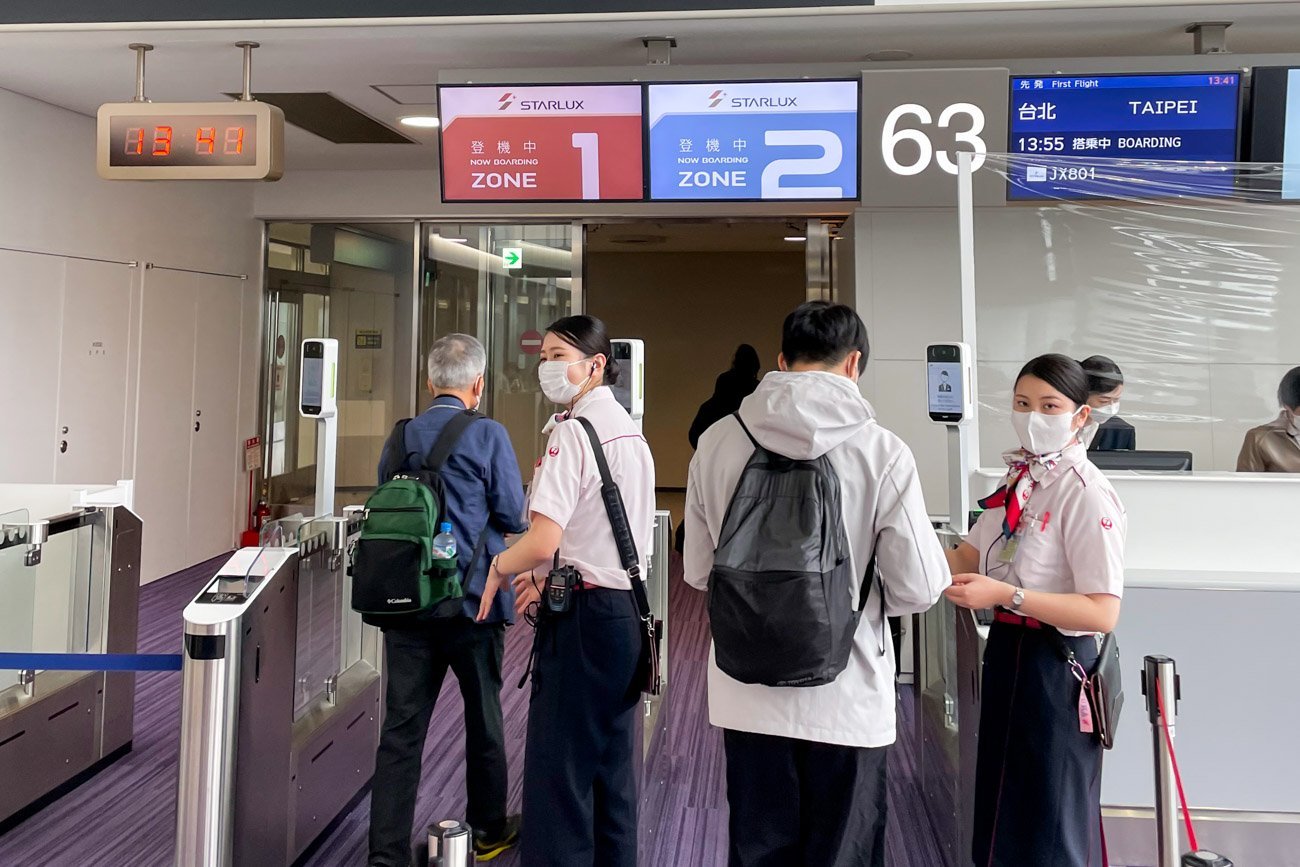 Boarding Starlux Flight at Narita