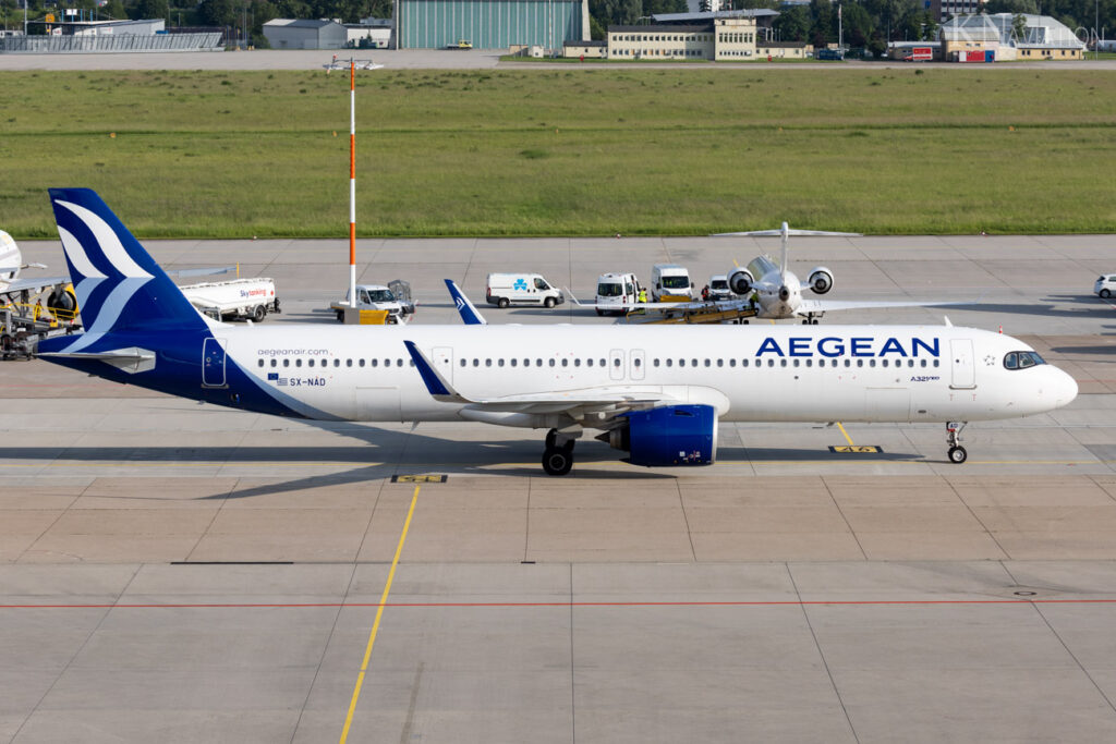 Aegean A321neo in Stuttgart