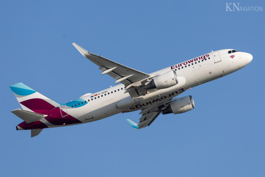 Eurowings A320 in Stuttgart