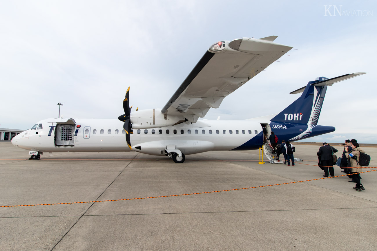 Toki Air ATR 72 in Niigata