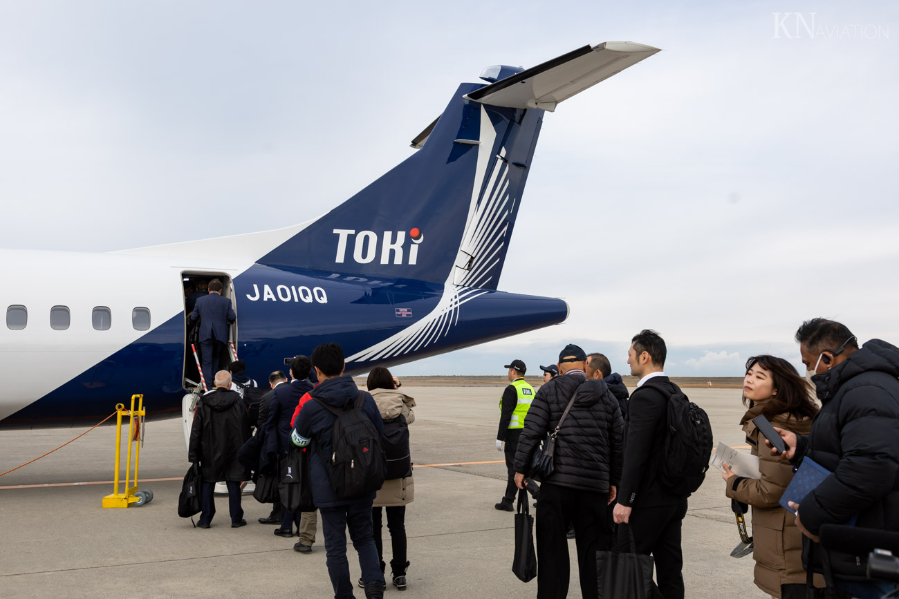 Toki Air ATR 72 in Niigata