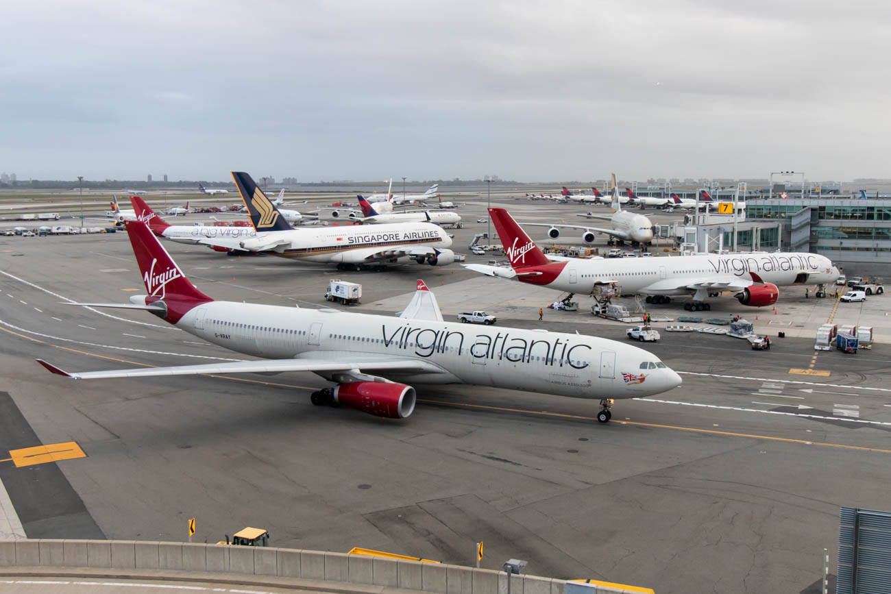 View of JFK Terminal 4 from TWA Hotel