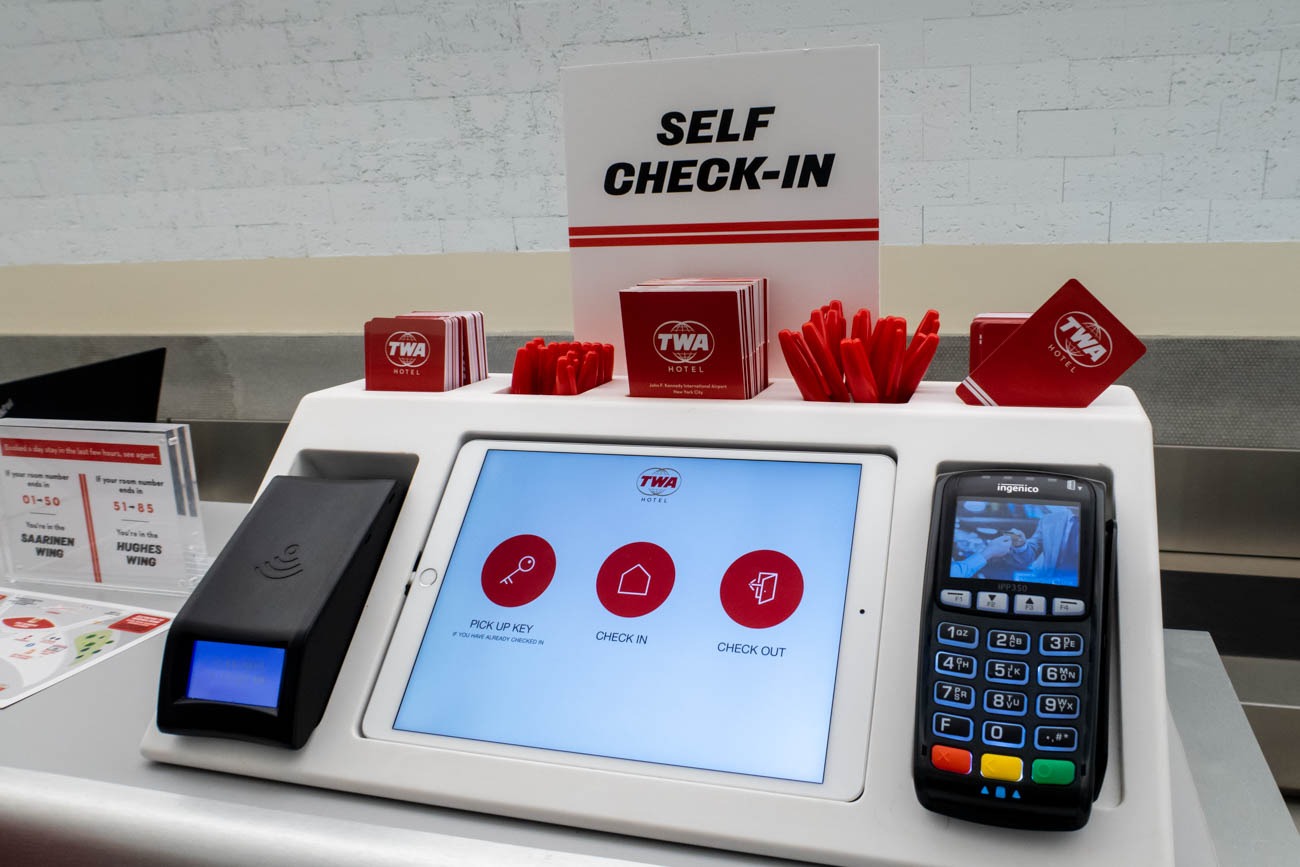 TWA Hotel Self Check-in