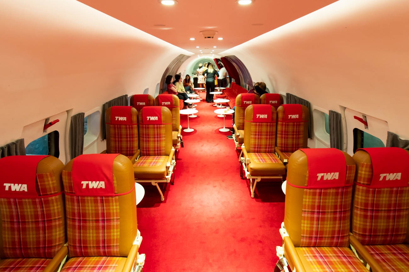 TWA Hotel Connie Cocktail Lounge Interior