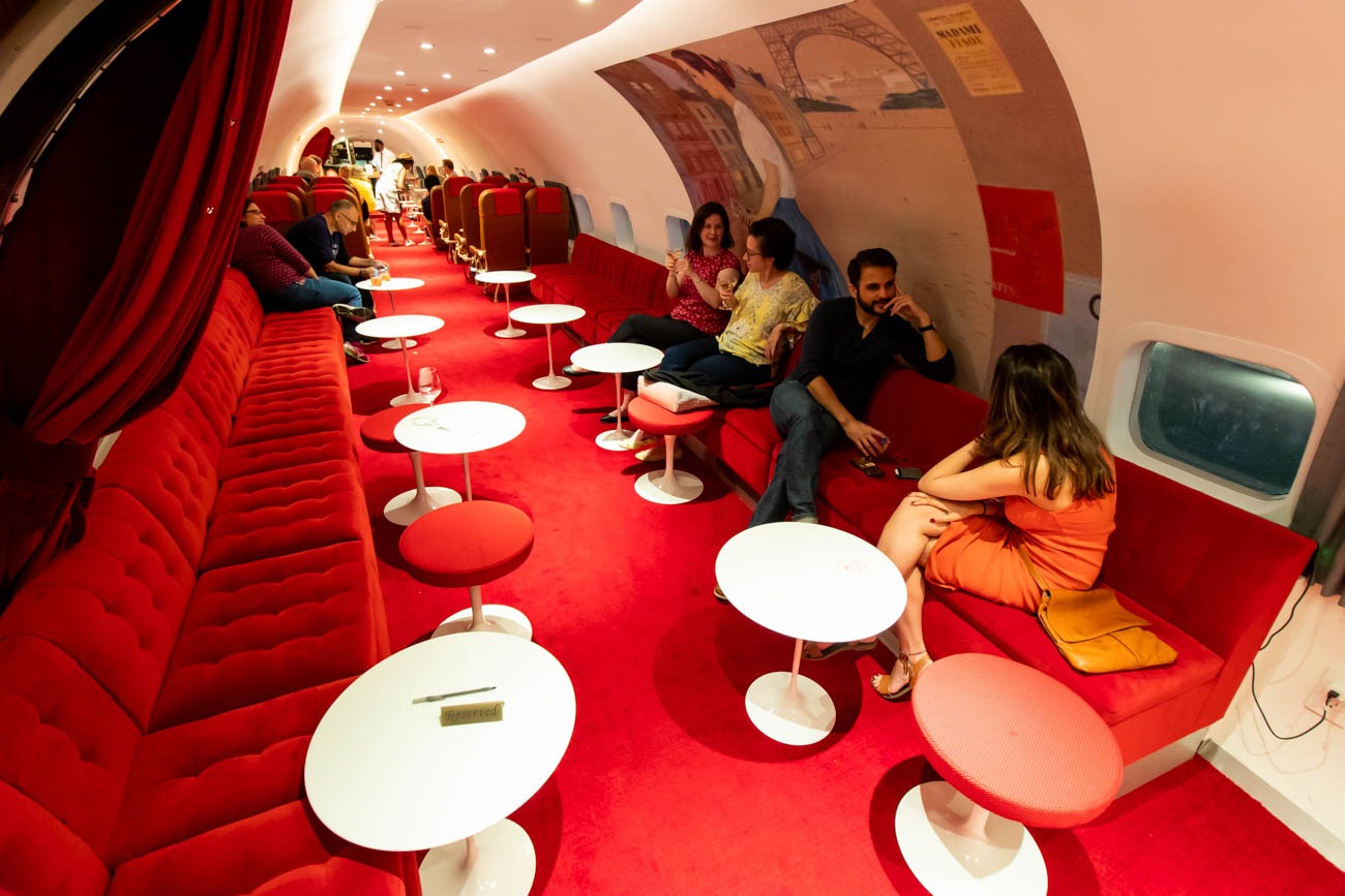 TWA Hotel Connie Cocktail Lounge Interior