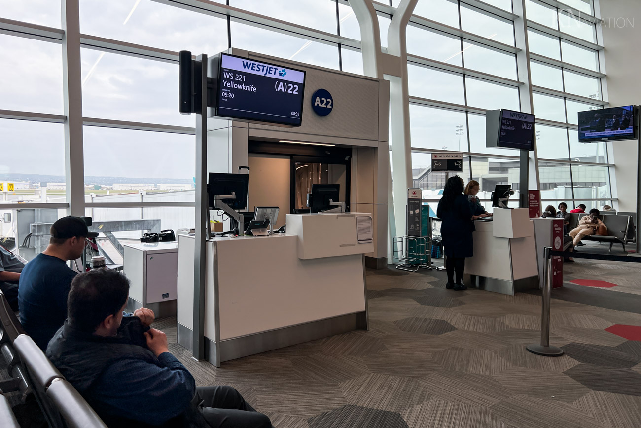 Calgary Airport Gate 22